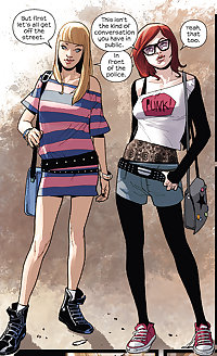 Mary Jane & Gwen Stacy Lesbian Hentai.1