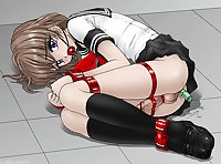 Bound, milked, fucked and dominated Futa and Shemales