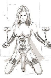 Bound, milked, fucked and dominated Futa and Shemales